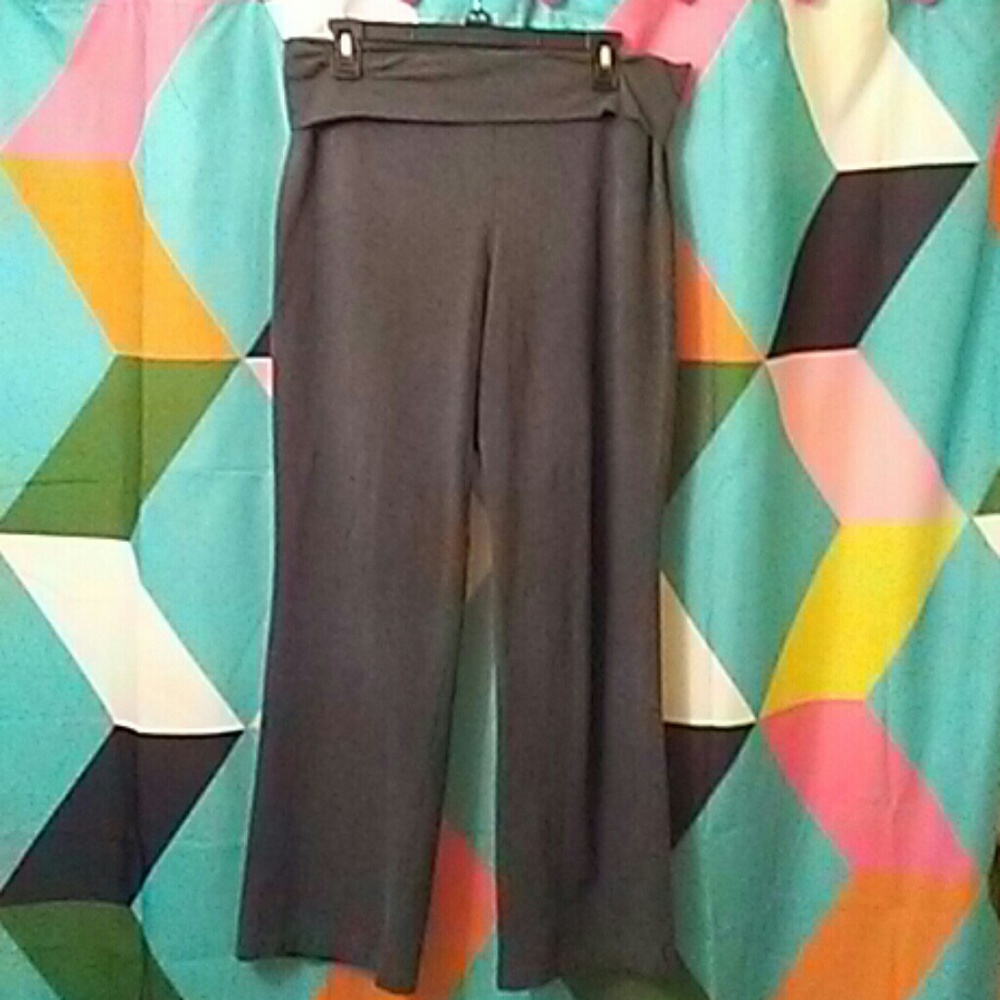 The Girls dark gray yoga pants